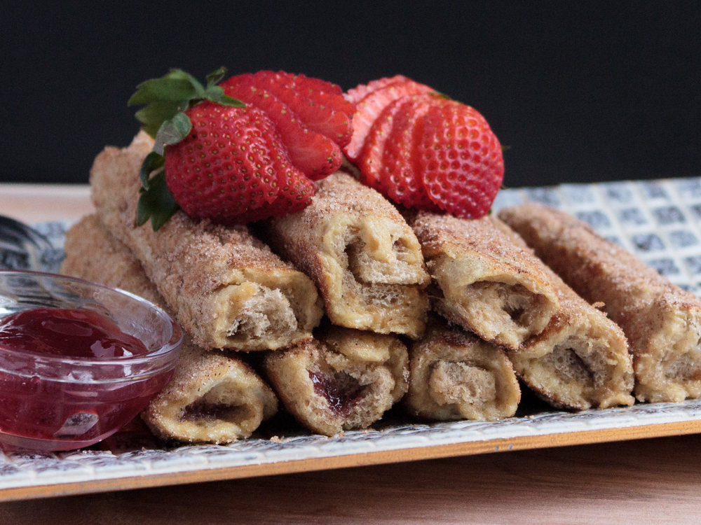 French toast rolls up